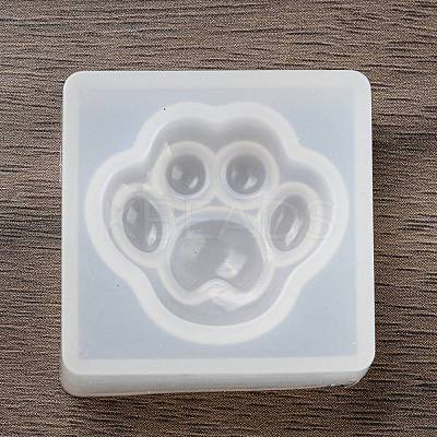 Paw Print Food Grade Silicone Molds DIY-F147-03-1