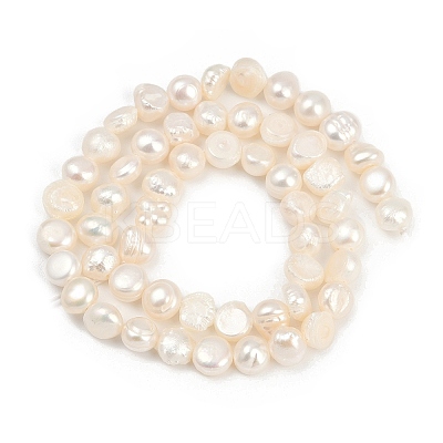 Natural Cultured Freshwater Pearl Beads Strands PEAR-P064-19G-04A-1