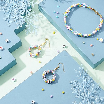 DIY Glass Seed Bracelet Making Kit DIY-PH0005-99-1