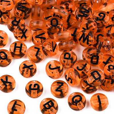 Transparent Mixed Color Acrylic Beads MACR-T038-08-1