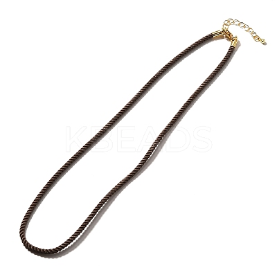 Nylon Milan Cord Necklace Making MAK-M028-01G-10-1