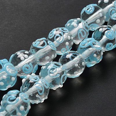 Handmade Bumpy Lampwork Beads LAMP-E023-12-1