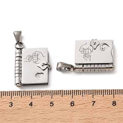 304 Stainless Steel Pendants SA-CBA694E-01P-01-1