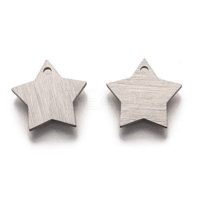 Tarnish Resistant 304 Stainless Steel Pendants STAS-O133-03A-P-1