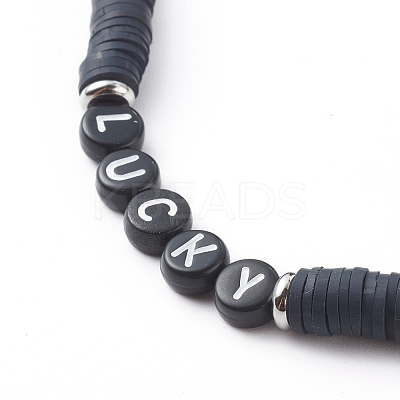 Polymer Clay Heishi Beaded Mobile Straps HJEW-JM00465-1
