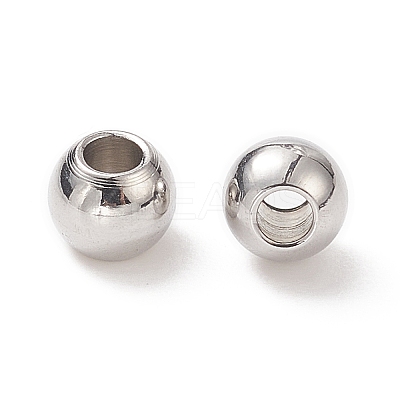 Tarnish Resistant 304 Stainless Steel Round Spacer Beads STAS-N020-18C-1