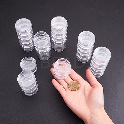 Plastic Bead Storage Containers with Lids and 30PCS Mini Storage Jars X-C020Y-1