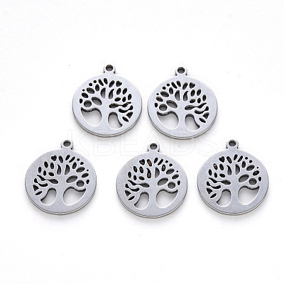 Non-Tarnish 304 Stainless Steel Pendants X-STAS-N092-09-1