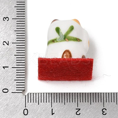 Lucky Cat Ceramic Display Decorations DJEW-G048-01C-1