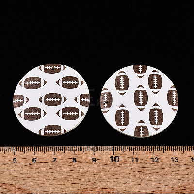 Printing Wood Pendants WOOD-N016-52C-1