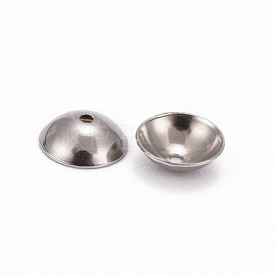 Tarnish Resistant Stainless Steel Bead Caps X-STAS-D040-1