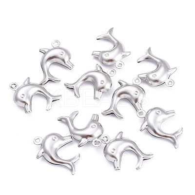 Tarnish Resistant Dolphin 304 Stainless Steel Pendants X-STAS-I045-29-1