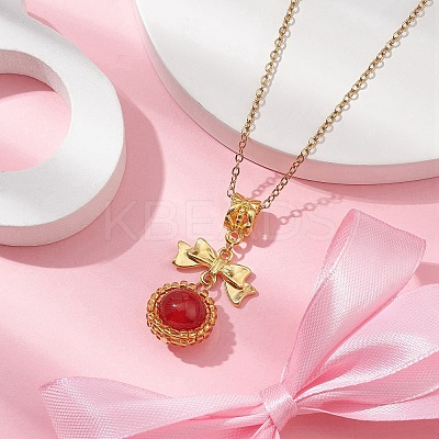 304 Stainless Steel Necklaces NJEW-MZ00026-1