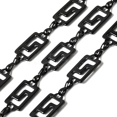 304 Stainless Steel Rectangle Link Chains CHS-Z007-16B-1