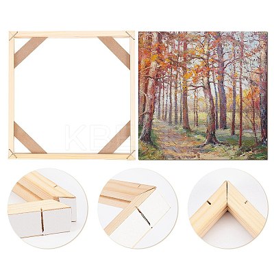 DIY Solid Wood Canvas Frame Kit DIY-BC0003-11B-1