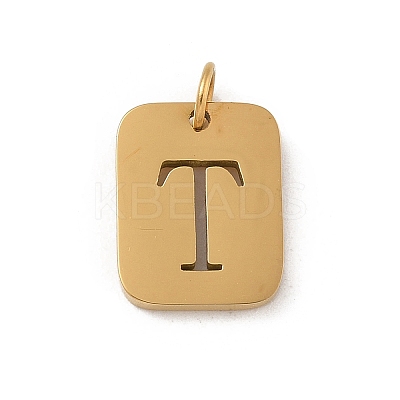304 Stainless Steel Charms LS-STAS-R001-01G-T-1
