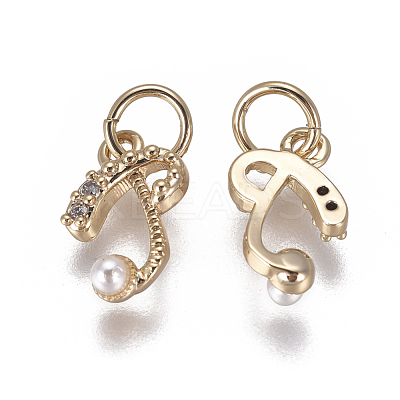 Brass Charms KK-L179-08P-G-1