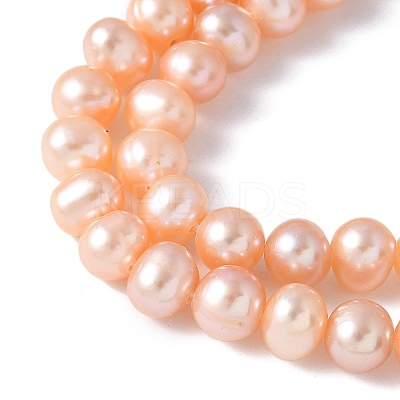 Natural Cultured Freshwater Pearl Beads Strands PEAR-I007-07O-05D-1