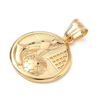 Sports 304 Stainless Steel Pendants STAS-D207-15G-1