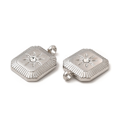 304 Stainless Steel Charms STAS-C070-24P-1