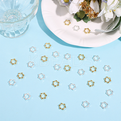 30Pcs Long-Lasting Plated Alloy Bead Frame FIND-HY0004-91-1