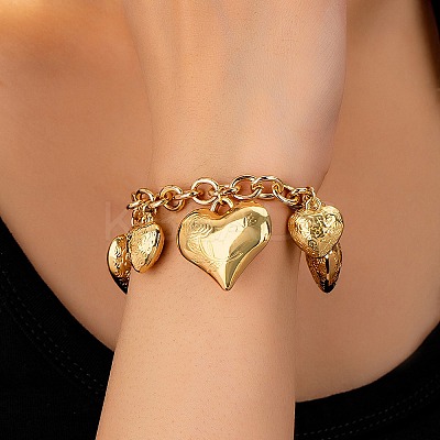 Alloy Charm Bracelets LS-BJEW-S180-01G-1