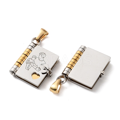 304 Stainless Steel Pendants SA-CBA694E-01GP-07-1