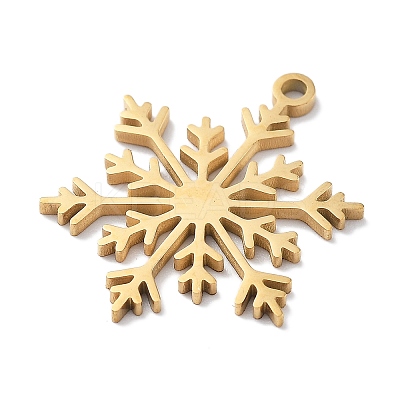 Christmas Theme 304 Stainless Steel Pendants STAS-R003-04G-05-1