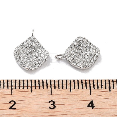 Rhodium Plated 925 Sterling Silver Pendant STER-H111-02P-1