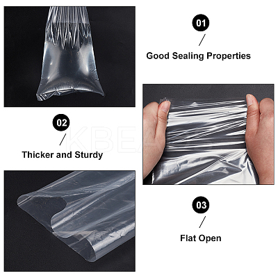 Rectangle Plastic Film Storage Bags LS-ABAG-WH0038-46-1