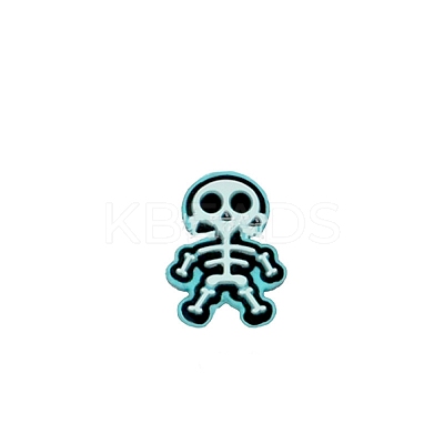 Halloween Skeleton Food Grade Eco-Friendly Silicone Beads LS-SIL-SZC0003-12E-1