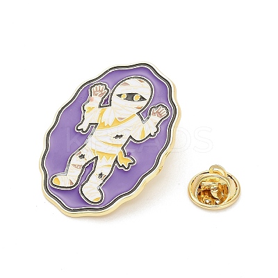 Mummy Enamel Pins JEWB-H033-05C-G-1