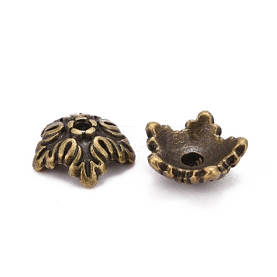 Tibetan Style Bead Caps X-TIBEB-A24621-AB-FF-1