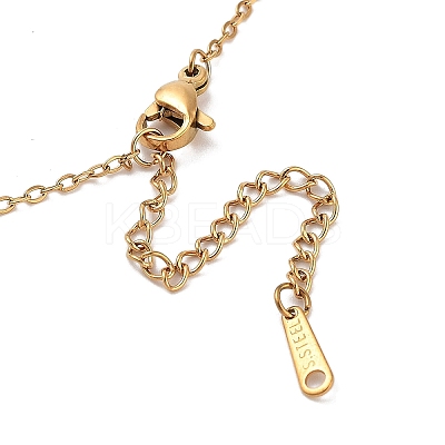 PVD Vacuum Plating 201 Stainless Steel Necklaces NJEW-R267-01Z-G-1