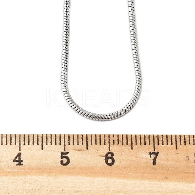 Tarnish Resistant 304 Stainless Steel Snake Chain Necklaces STAS-M174-017P-1