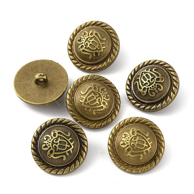 1-Hole ABS Plastic Shank Buttons BUTT-WH0015-67A-1