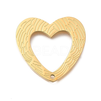PVD Vacuum Plating 201 Stainless Steel Pendants STAS-C111-04G-1