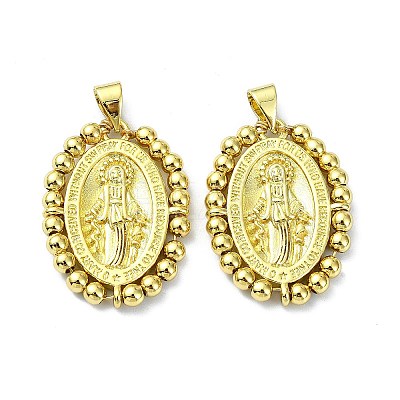 Rack Plating Brass Pendants KK-Q810-03B-G-1