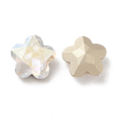 Mocha Style K9 Glass Rhinestone Cabochons RGLA-G017-02C-1