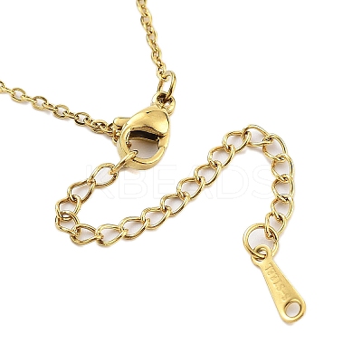 304 Stainless Steel Pendant Nacklaces For Women STAS-S124-01G-01-1