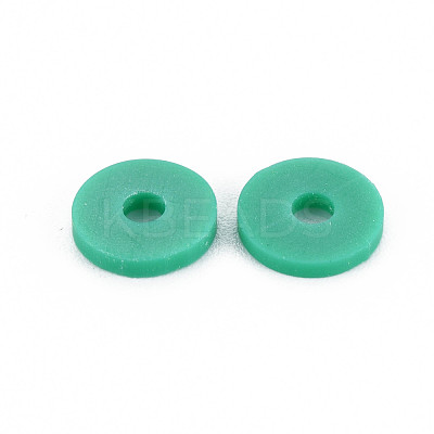 Handmade Polymer Clay Beads Strands CLAY-R089-8mm-T008-1