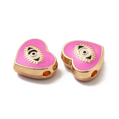 Alloy Enamel Beads PALLOY-F290-01G-1