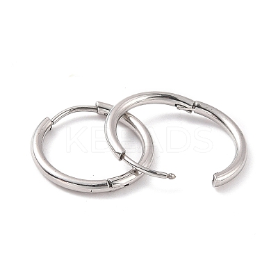 Non-Tarnish 304 Stainless Steel Huggie Hoop Earrings for Women LS-EJEW-F280-07C-P-1