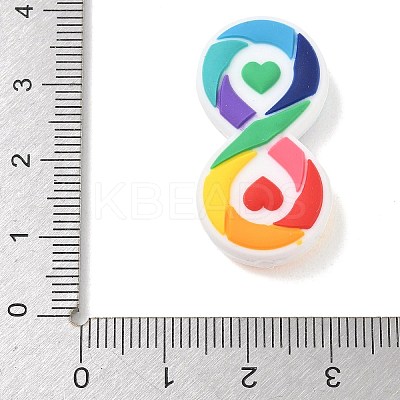 Autism Theme Silicone Beads SL-CBAF318-D01-1