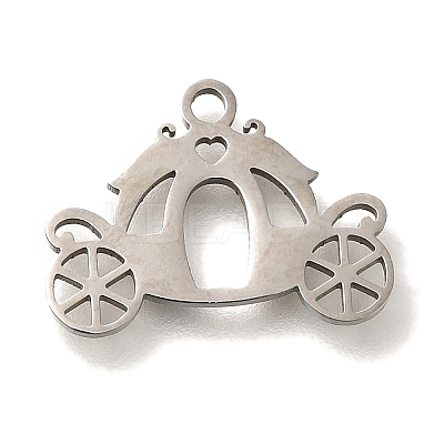 201 Stainless Steel Pendants STAS-R136-09P-1