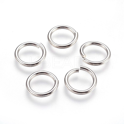 Tarnish Resistant 304 Stainless Steel Saw Cut Open Jump Rings STAS-P212-25P-14-1
