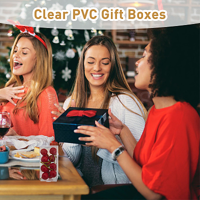 Rectangle Transparent Plastic PVC Box Gift Packaging CON-DC0001-12B-1