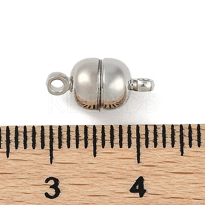 Rack Plating Brass Magnetic Clasps KK-Z070-19P-02-1