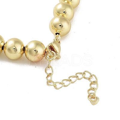 Brass Beaded Necklaces NJEW-L170-08B-G-1