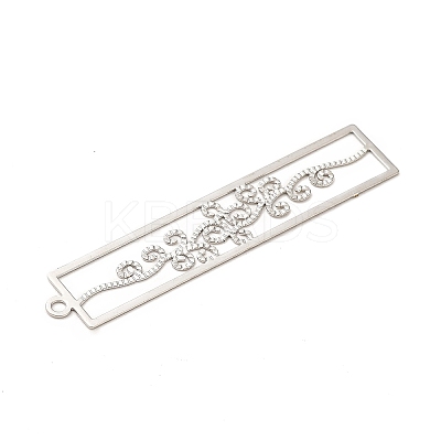 Rack Plating Brass Filigree Pendants KKC-K001-17P-1